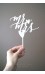 Cake Topper - Mr&Mrs